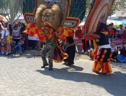 HUT RI Ke-80, Danramil Beji Bersama Warga Gelar Budaya Kesenian Reog