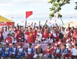 Semarak HUT ke-80 RI, Lanud Leo Wattimena Gelar Perlombaan Tradisional