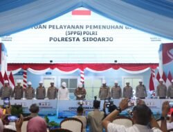 Kapolri Groundbreaking 13 SPPG Polri di Jatim dan Resmikan SPPG Polresta Sidoarjo