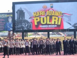 Polresta Sidoarjo Gelar Upacara Peringatan Hari Juang Polri