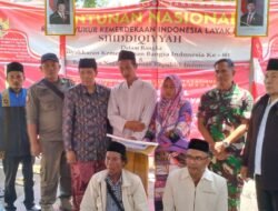 Koramil Tongas Menghadiri Penyerahan Bantuan Rumah Syukur dan Santunan Anak Yatim