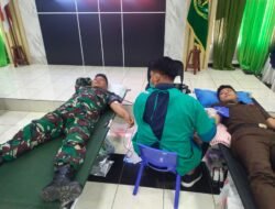 Setetes Darah untuk Sesama, TNI Hadiri Donor Darah HUT Adhyaksa ke-80 di Probolinggo