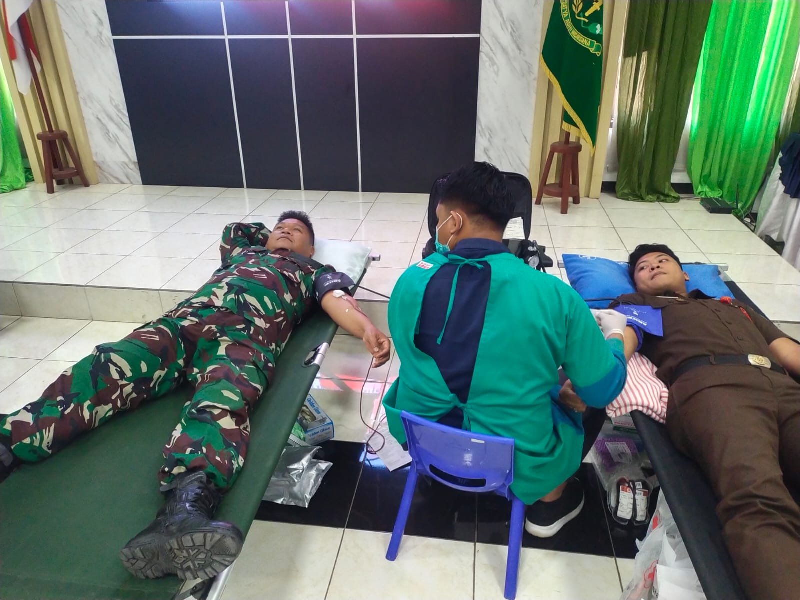 kegiatan Donor Darah dalam rangka memperingati Hari Lahir Adhyaksa ke-80 tahun 2025.