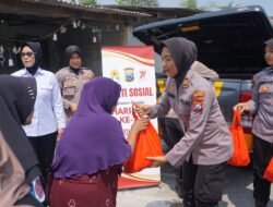 Polwan Polresta Sidoarjo Gelar Bakti Sosial Peringati Hari Jadi ke-77