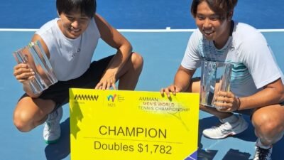 Isomura -Nakagawa Juara Ganda Putra M-25 Bali