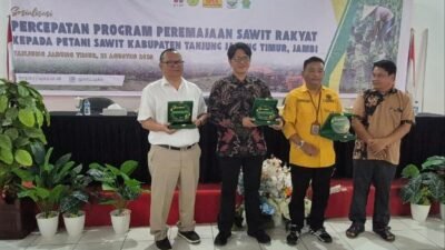 PTPN IV PalmCo Percepat Peremajaan Sawit Rakyat di Jambi