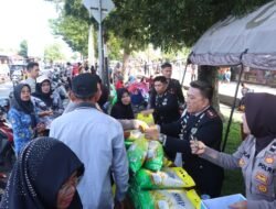 Polres Kaur Gelar Gerakan Pangan Murah di HUT RI ke-80