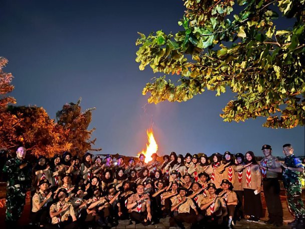 Saka Dirgantara Lanud Husein Sastranegara Tanamkan Nasionalisme melalui Persami