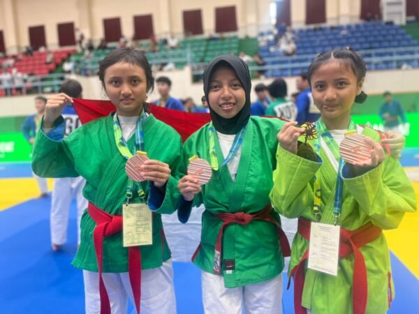 Tiga Medali dari Korea, Tim Kurash Muda Indonesia Tunjukkan Taji Asia