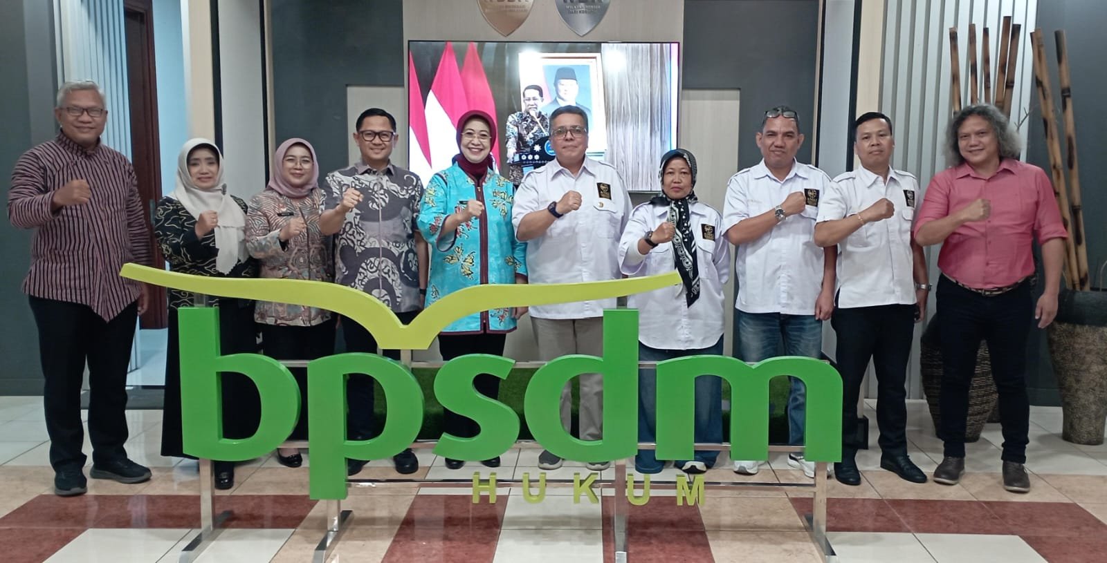 Pengurus AMKI Pusat Audiensi ke BPSDM Hukum Kemenkum