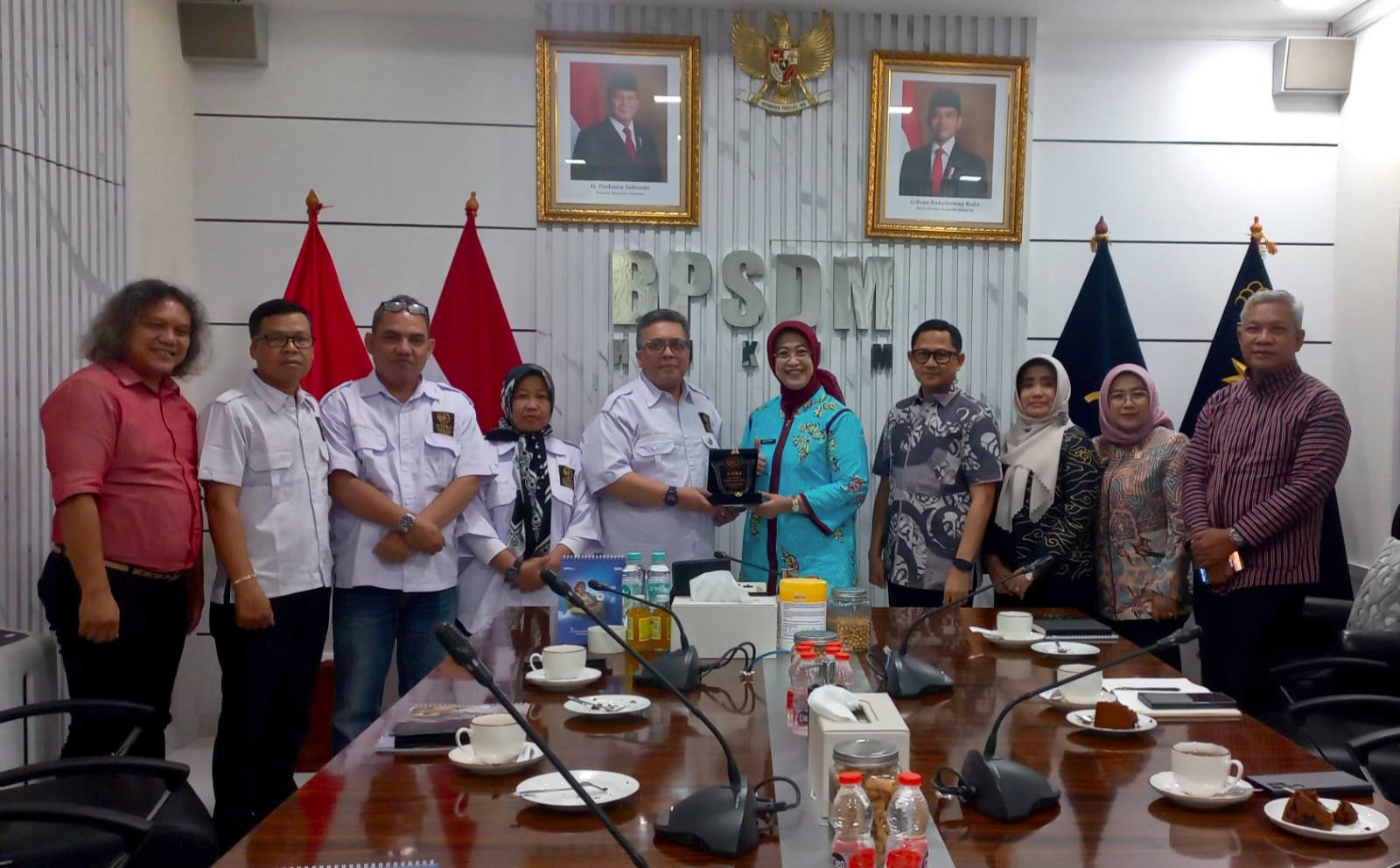 Pengurus AMKI Pusat Audiensi ke BPSDM Hukum Kemenkum