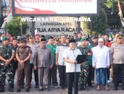Apel Kebangsaan dan Doa Bersama, Mas Rusdi Sampaikan IKRAR Pasuruan Damai