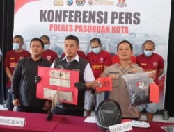 Polres Pasuruan Kota Berhasil Amankan 6 Tersangka Komplotan Curanmor yang Beraksi di 16 TKP