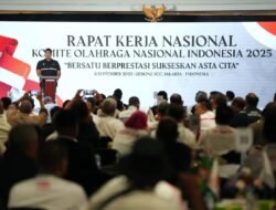 Menpora Dito Ariotedjo Hadiri Rakernas KONI 2025, Permenpora No.14 Jadi Sorotan
