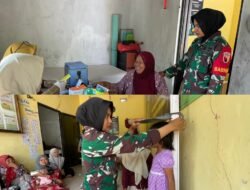 Sentuhan Kasih Sertu (K) Rinda Dampingi Posyandu di Desa Rejosari