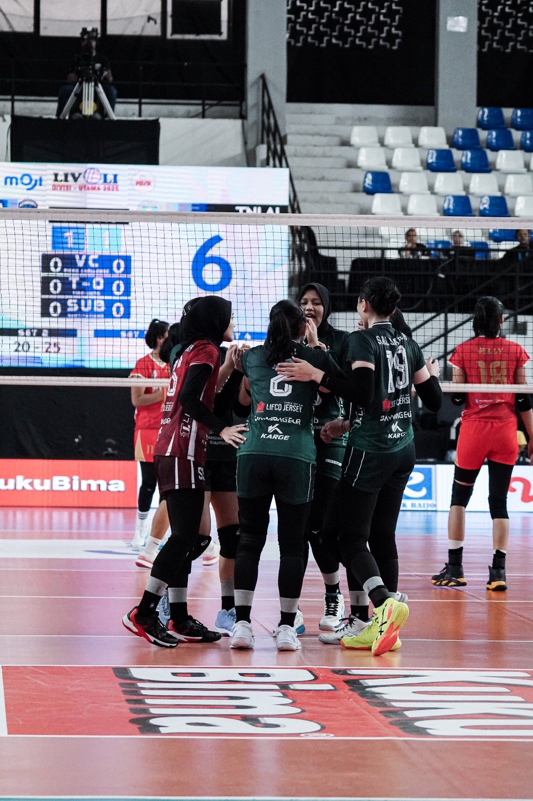 Tim voli putri Rajawali O2C sukses menjuarai Livoli Divisi Utama 2025