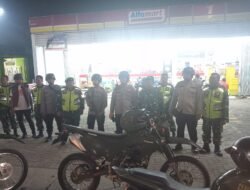Wujudkan Kamtibmas Kondusif di Kecamatan Krembung dengan Patroli Bersama