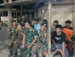 Koramil Kapongan Bersama Banser Perkuat Siskamling, Wujud Sinergi untuk Rasa Aman Warga