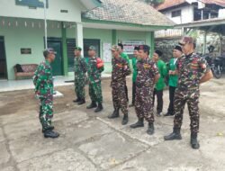 Perkuat Keamanan Desa, Koramil Kuripan Gandeng Ansor dan Banser dalam Kegiatan Siskamling