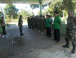 Berikan Rasa Aman Pada Warga Binaan , Koramil 0820-02/Wonoasih Gelar Apel Dan Siskamling