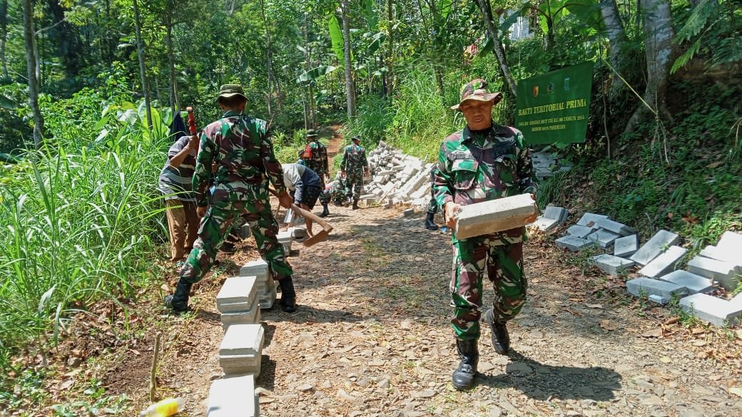 Karya Bakti Teritorial Prima dalam rangka HUT TNI ke 80