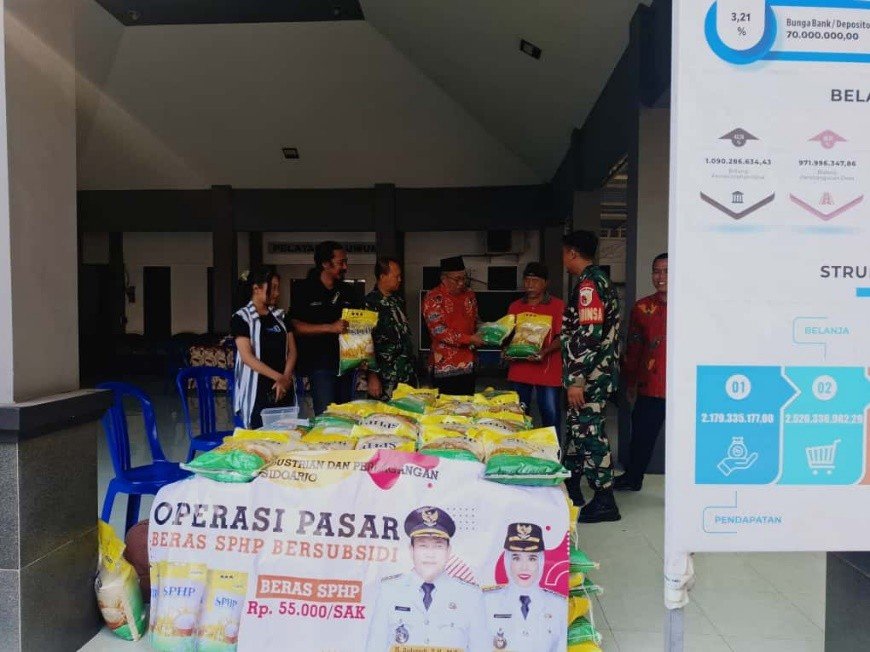 operasi Gerakan Pangan Murah yang digencarkan Pemerintah Kabupaten (Pemkab) Sidoarjo