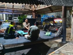 Polsek Wonoayu Ajak Warga Giatkan Poskamling Guna Cegah Gangguan Kamtibmas