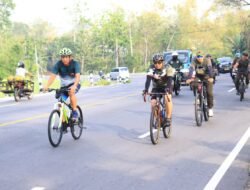 Dandim 0820/Probolinggo Letkol Arh Iwan Hermaya Memimpin Gowes Bareng