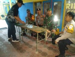 Patroli Gabungan Perkuat Sinergi Jaga Kamtibmas di Kecamatan Tulangan
