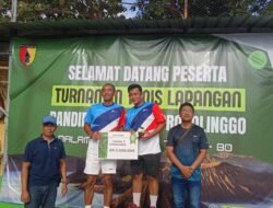 Kasdim 0820/Probolinggo Tutup Turnamen Tenis Dandim Cup 2025, Gaungkan Semangat HUT TNI ke-80