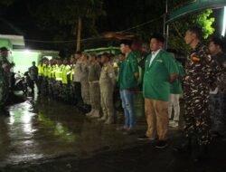 Apel Gabungan di Koramil 0820-12/Kraksaan, TNI–Pol PP–Banser–Ansor Kompak Jaga Keamanan Wilayah