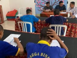 Penasehat Hukum Dampingi Empat Terdakwa Anak Bawah Umur Ikuti UTS di Lapas Kediri