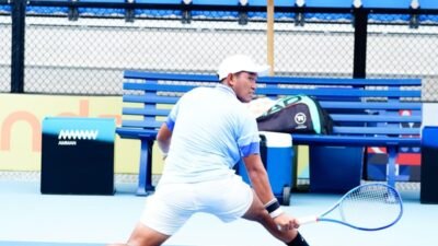 Lucky Candra Lolos ke Babak Utama Men’s Tennis Seri VII