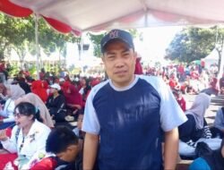 Ribuan Warga Kelurahan Banjarmlati Antusias Ikuti Jalan Sehat pada HUT ke-80 RI