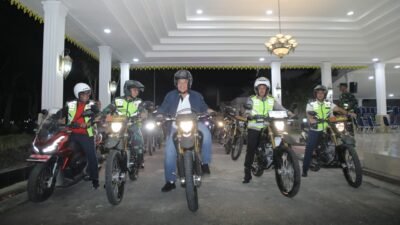 Jaga Kondusifitas Daerah, Bupati Asahan Gelar Patroli Malam