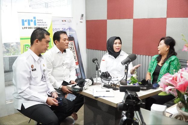 Kemenkum Bali Gaungkan Inklusi Hukum dan KI lewat Talkshow di RRI