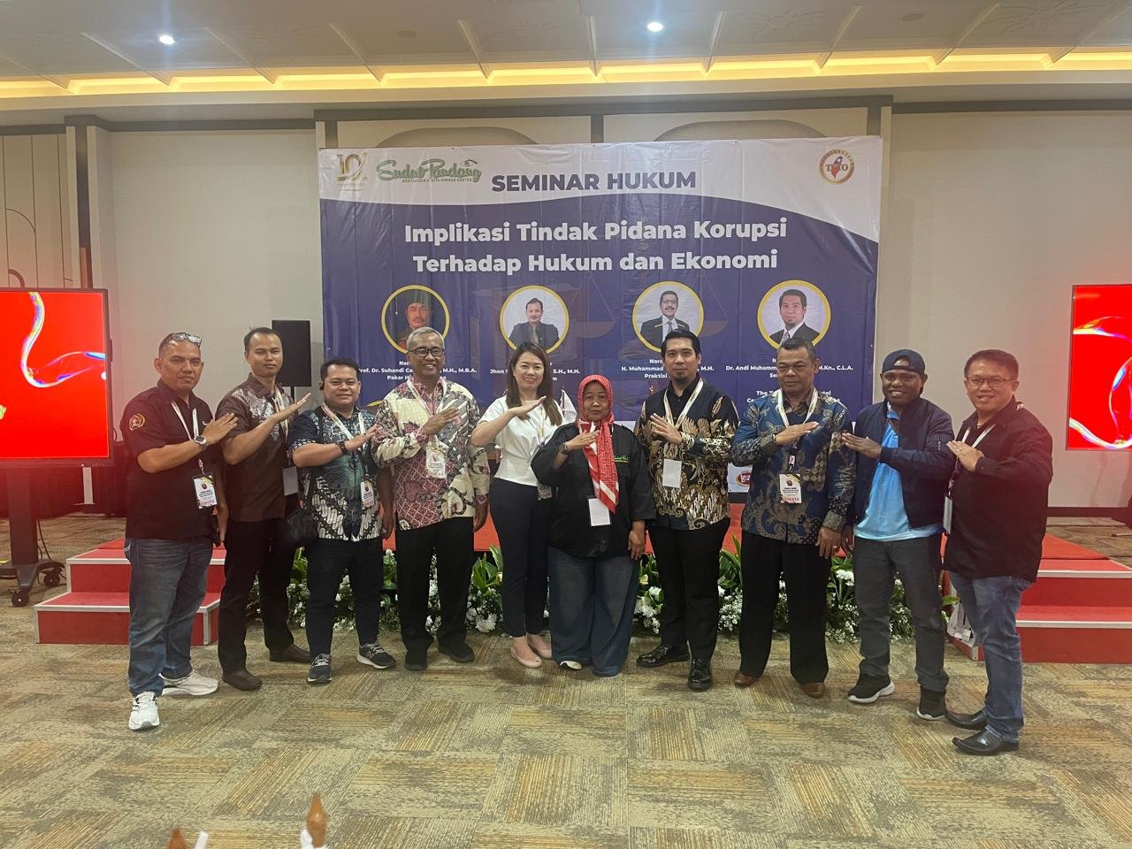 Mahasiswa Magister Hukum Unsurya Hadiri Seminar Antikorupsi, Perkuat Silaturahmi dan Wawasan Hukum