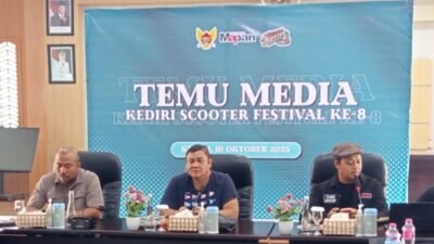 50 Ribu Scooterist Kediri Ramaikan KSF ke-8 di GOR Jayabaya
