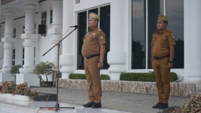 Wabup Asahan Ajak ASN Dukung PSBD di Apel Gabungan