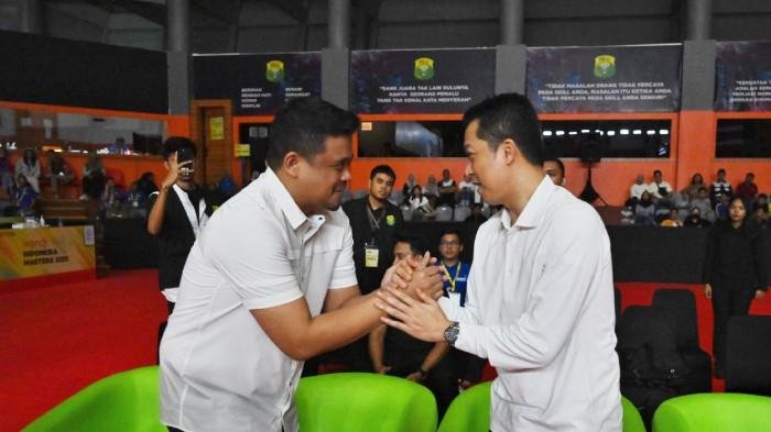 Bobby Nasution Dukung Penuh Event Olahraga Internasional, Indonesia Dominan di Indonesia Masters Super 100 II 2025 Medan