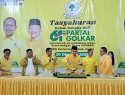 DPD Golkar Kabupaten Kediri Gelar Tasyakuran di HUT ke-61