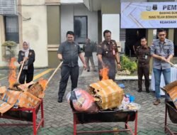Kejari Tulungagung Musnahkan Sabu dari 55 Perkara Inkrah