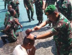 W.S Kababinminvetcaddam V/ Brw Pimpin Acara Korps Raport Kenaikan Pangkat