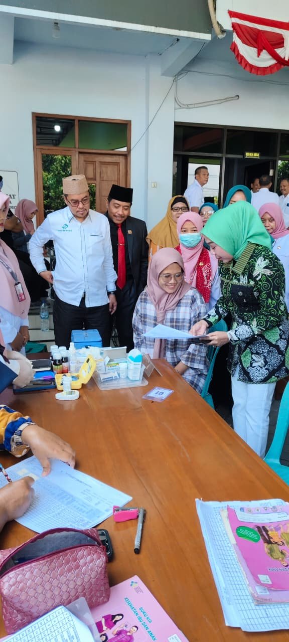 kegiata "Gerakan Posyandu Aktif" Tahun 2025 yang diselenggarakan di Balai Desa Krembung