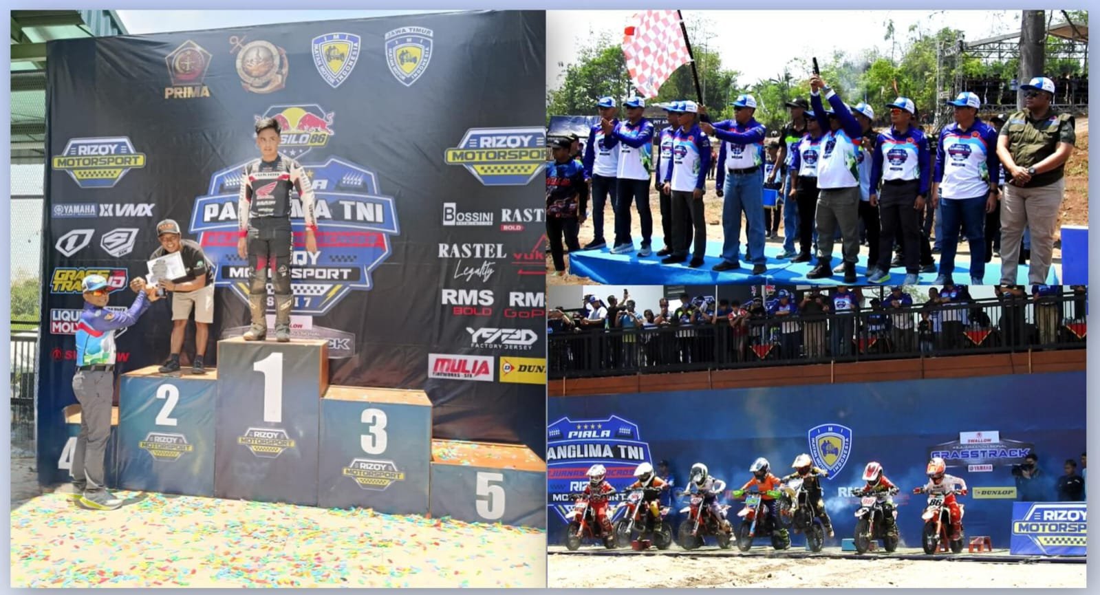 gelaran Kejuaraan Nasional (Kejurnas) Motocross memperebutkan Piala Panglima TNI Cup 2025
