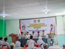 Sinergi Pendidikan dan TNI: Peltu Suherman Hadiri Konferensi Cabang PGRI di Lumbang