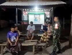 Lingkungan Aman Warga Nyaman, Babinsa Karanganyar Laksanakan Patroli Malam*