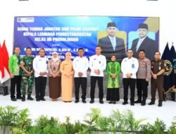 Kasdim 0820/Probolinggo Mayor Inf Herawadi Karnawan Menghadiri Sertijab Dan Pisah Sambut Kalapas II B Probolinggo