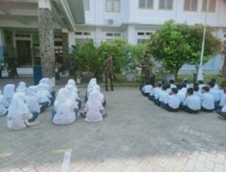 Tumbuhkan Disiplin dan Semangat Kebangsaan, Koramil 0820-12/Kraksaan Latih PBB Siswa SMP dan SMA HATI