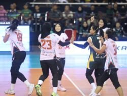 Diperkuat Megawati, Bank Jatim Tumbang Atas Juara Bertahan Petrokimia di Final Four Livoli Divisi Utama 2025